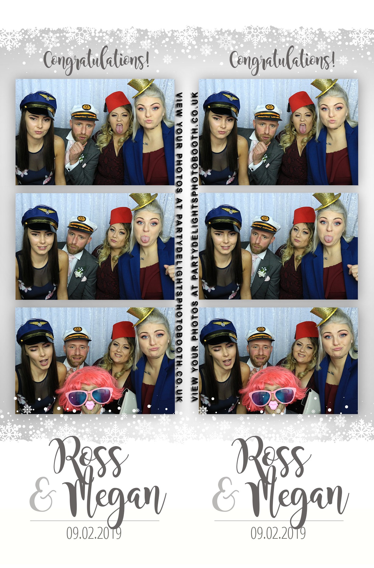 Ross and Megan’s Wedding - Prints | View more photos from the event at gallery.partydelightsphotobooth.co.uk/u/PartyDelightsPhotoBooth/Ross-and-Megan’s-Wedding-Prints
